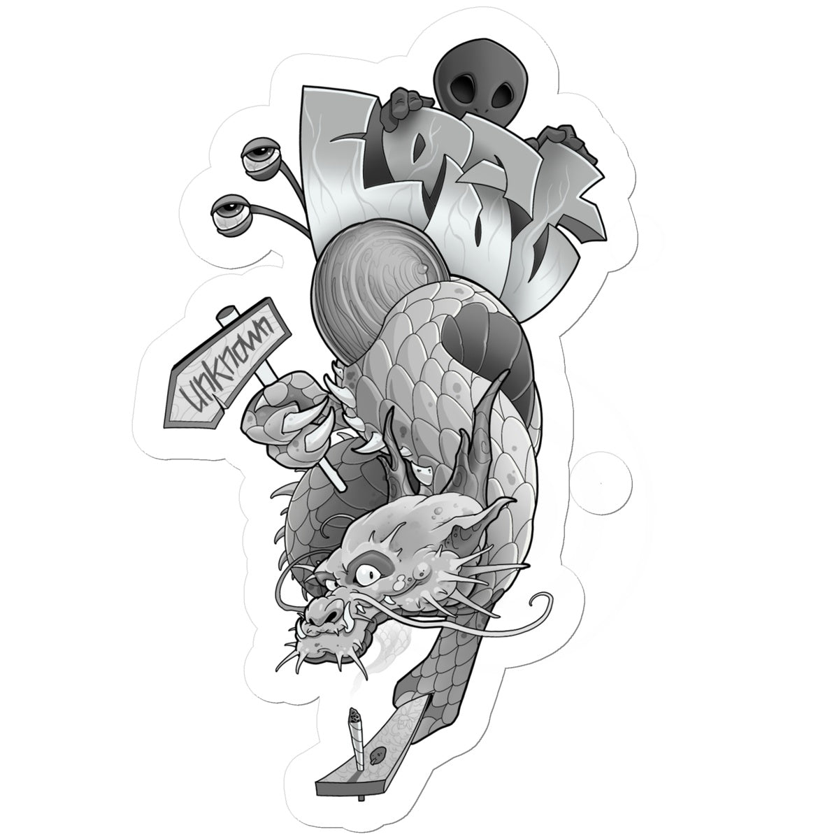 Magic Dragon Sticker