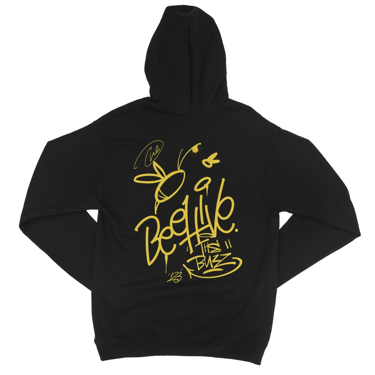 Graffiti (Yellow) College Hoodie