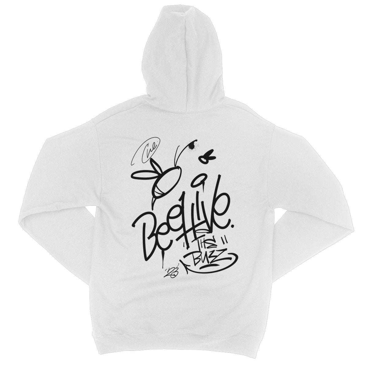 Graffiti (Black) College Hoodie
