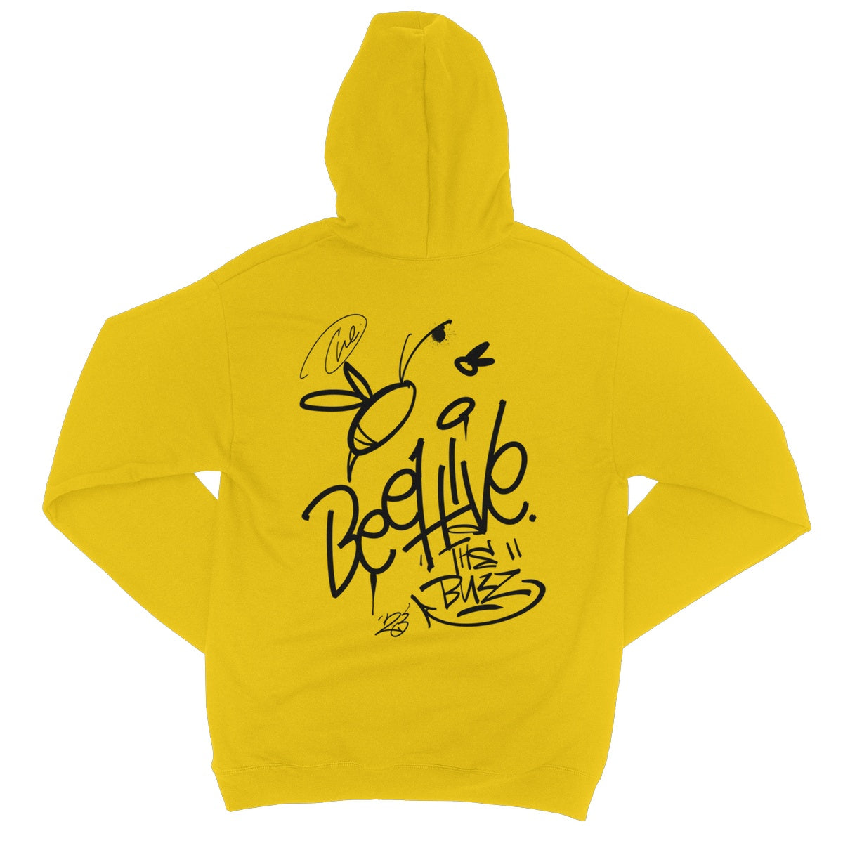 Graffiti (Black) College Hoodie