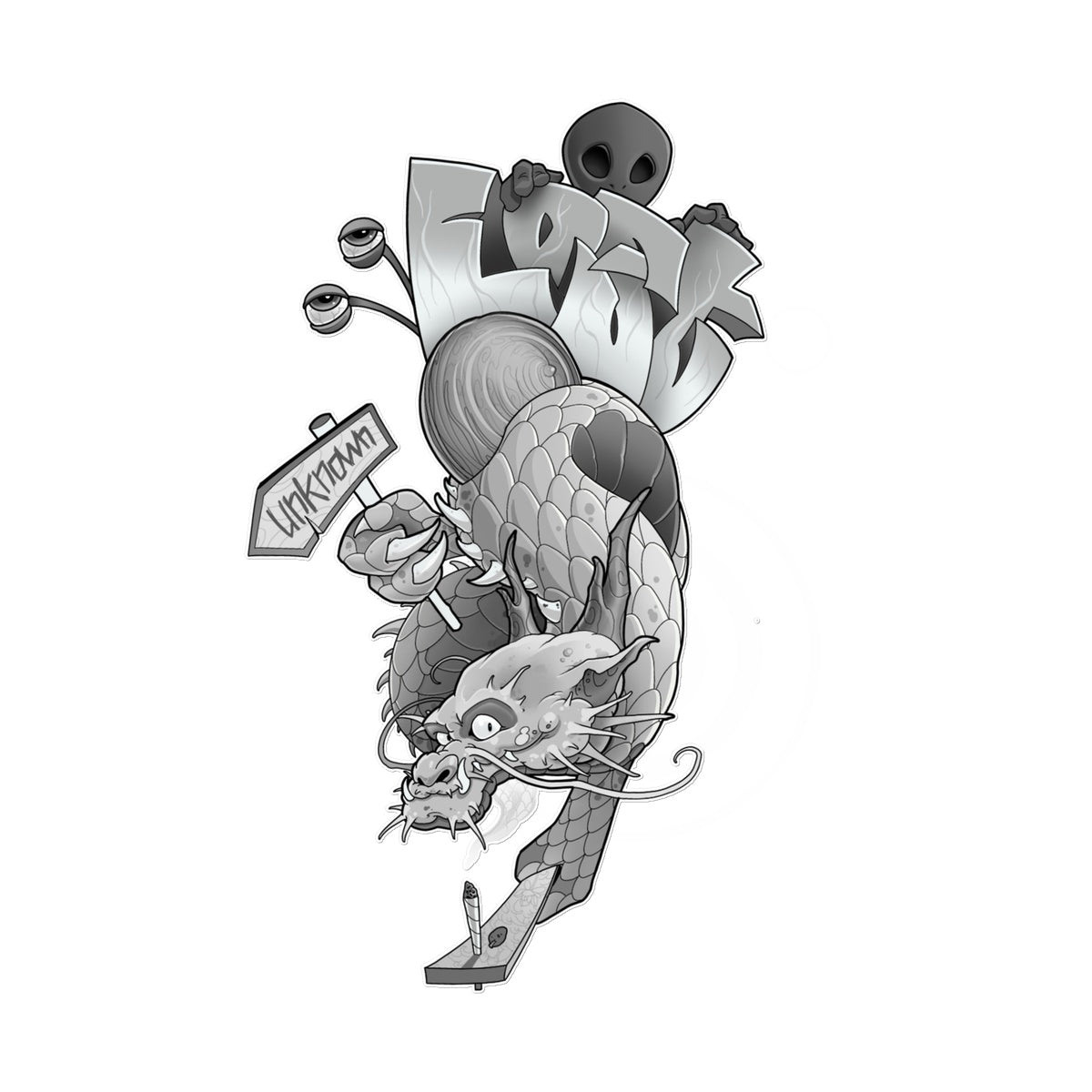 Magic Dragon Temporary Tattoo - Tattoo Product