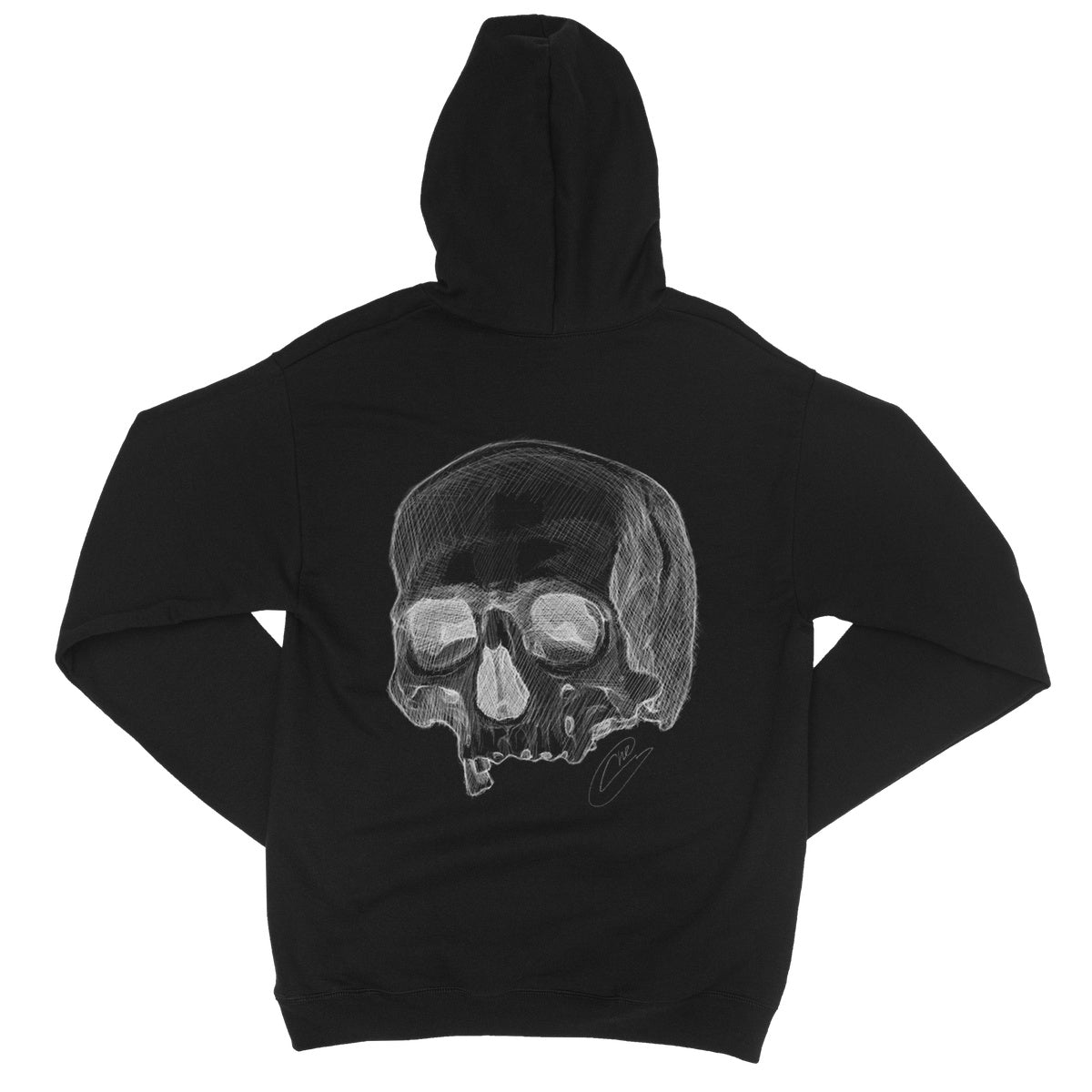 Inverse Skull College Hoodie