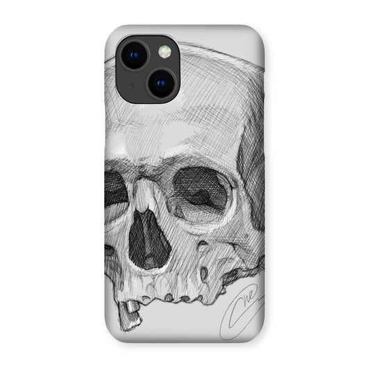Skull Sketch Snap Phone Case