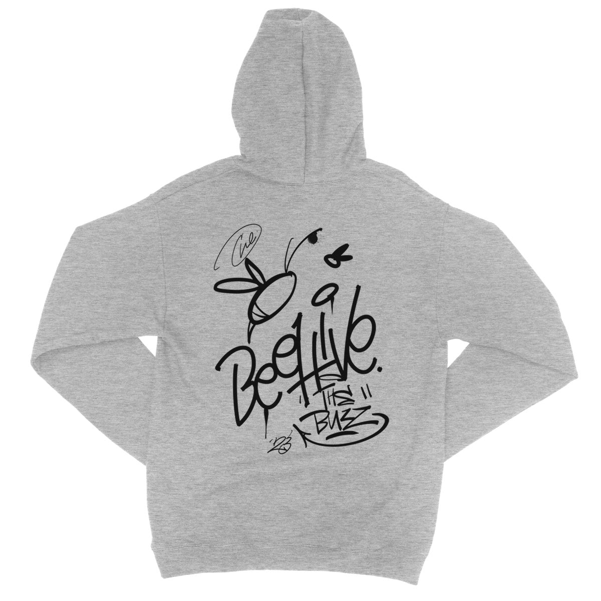 Graffiti (Black) College Hoodie