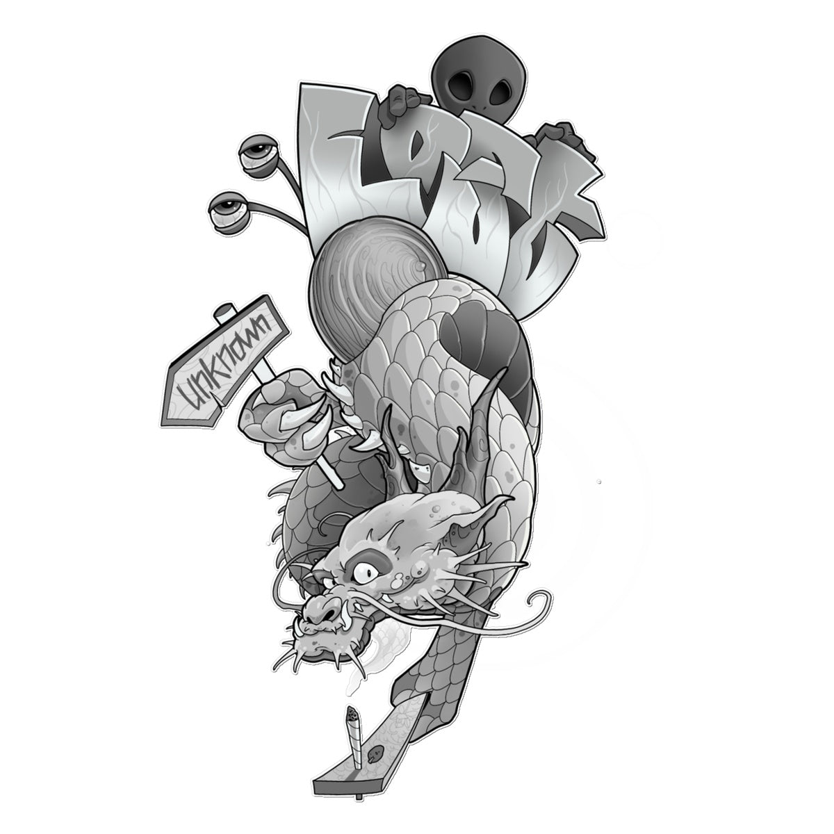 Magic Dragon Temporary Tattoo - Tattoo Product