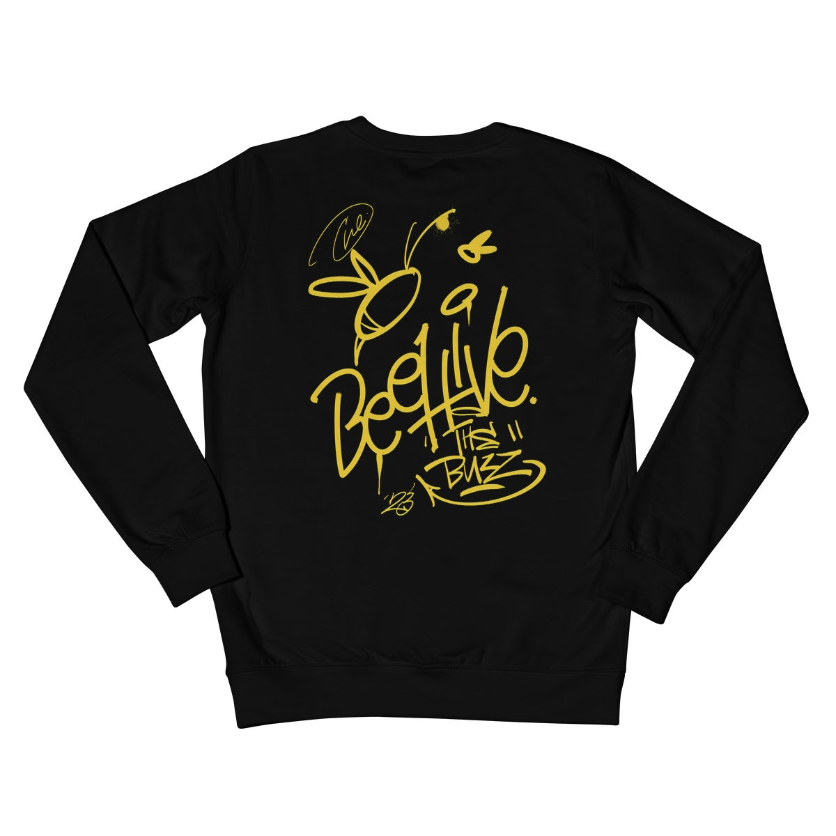 Graffiti (Yellow) Crew Neck Sweatshirt